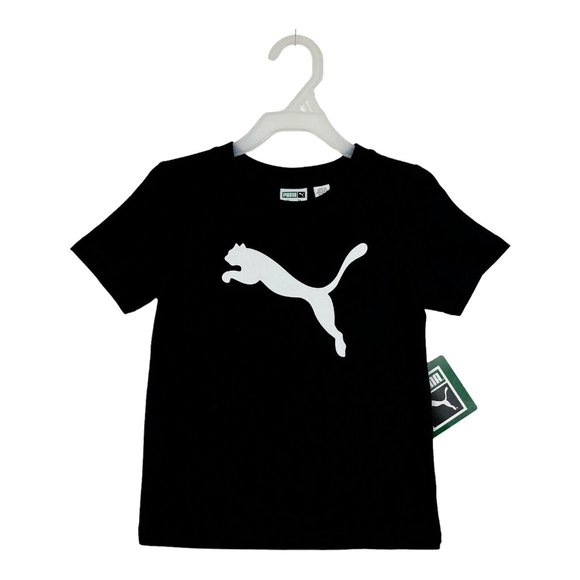 Puma Baby Boys T- Shirt & Shorts Set Size 24 Months Black/Gray Summer Outfit - Picture 2 of 7